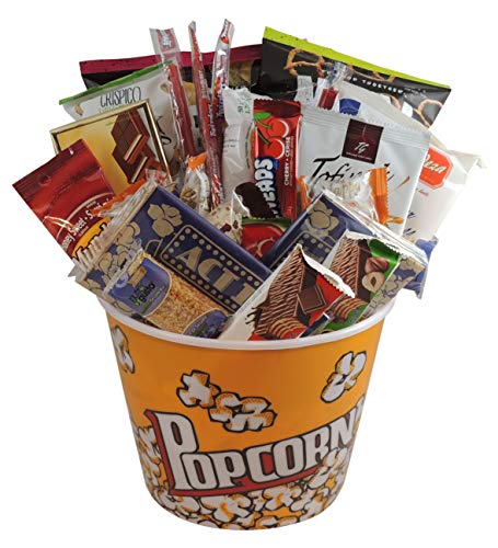 Snack Bucket- Movie,Game Night Gift Basket